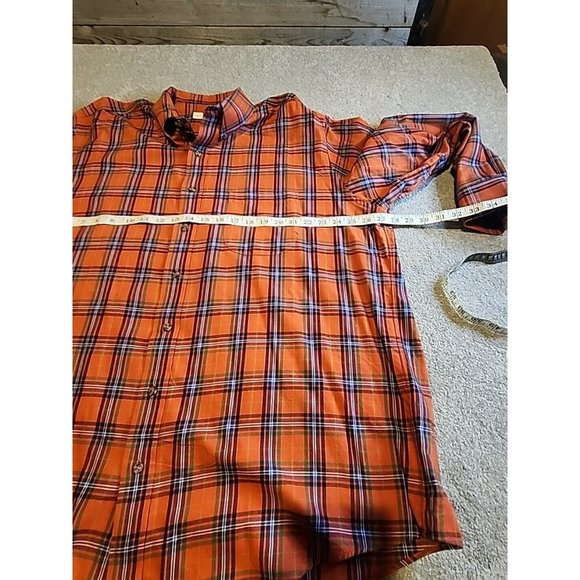 Patrick James Men Button Up Checked Plaid WOOL BLEND 2xl Multi-Color Mid-Weight - Picture 10 of 12